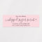 Modern Chic Blush Pink Horizontal Labels
