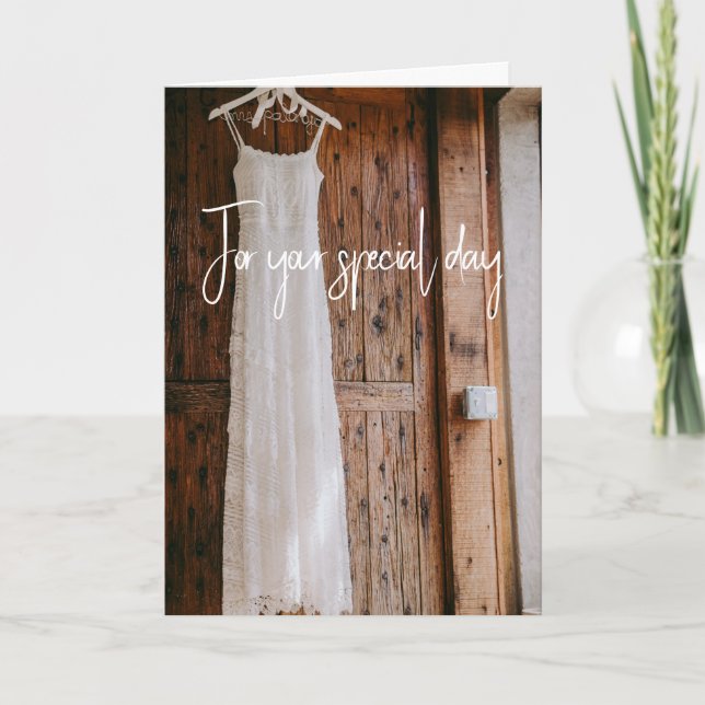 Modern Chic Bridal Shower Greeting Card (Front)