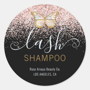 Modern Chic Butterfly Lash Shampoo Product Label