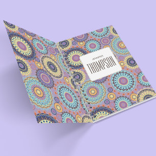 Modern Chic Cute Trendy Colourful Purple Custom Planner