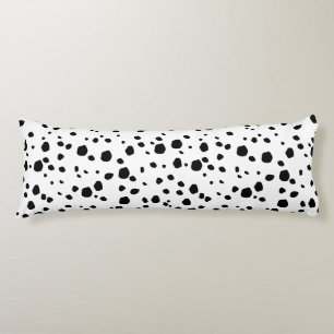 Modern Chic Dalmatian Dog Animal Print Pattern Body Cushion