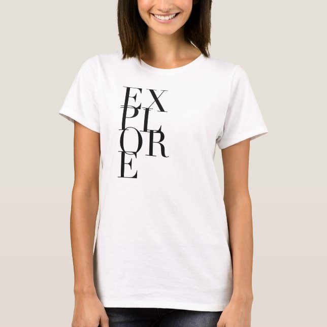 Modern Chic Explore | Typography | Muscle Tank (Front)