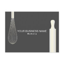 Modern Chic Faux White Gold Bakery Business
