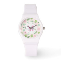 Modern Chic Floral Monogram