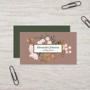 Modern Chic Gold Leaf Foil Luxury Business Card