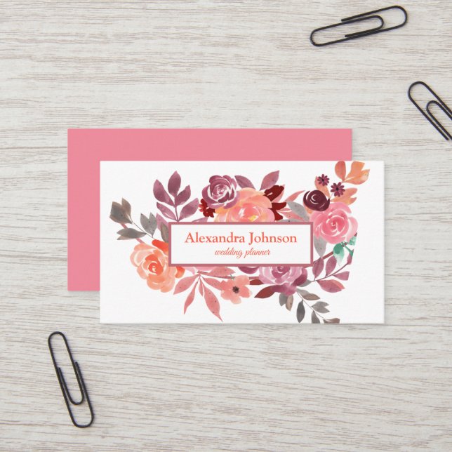 Modern Chic Gold Leaf Foil Luxury Business Card (Front/Back In Situ)