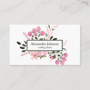 Modern Chic Gold Leaf Foil Luxury Business Card