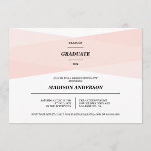 Modern Chic Graduation Invitation