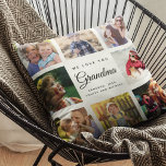 Modern Chic Grandma Keepsake Family Photo Collage Cushion<br><div class="desc">A beautiful,  modern gift for your wonderful grandmother: A trendy Instagram photo collage pillow with your personal message and names for that special keepsake packed with years of memories. We love you,  Grandma!</div>