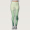 Modern Chic Green Forest Pine Womens Leggings
