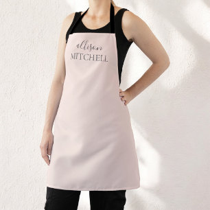 Modern Chic Handwriting Name Apron