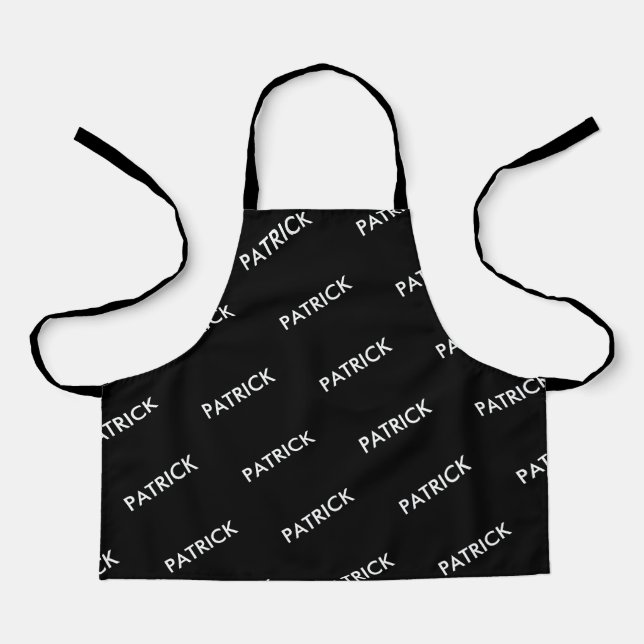 Modern Chic Hobby Personalised Custom Kids Apron (Front)
