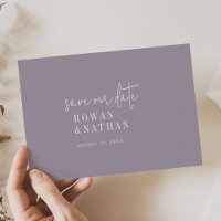 Modern Chic Lavender Purple Wedding