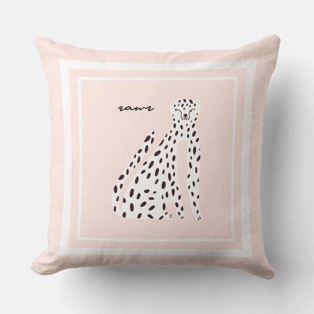 Modern Chic Leopard Pop Art  Cushion (Front)