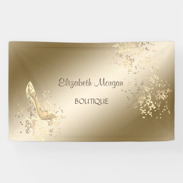 Modern Chic  ,Luminous, High Heels Banner (Horizontal)