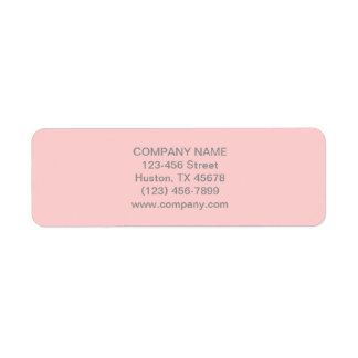 Modern Chic Minimalist Cosmetologist blush pink