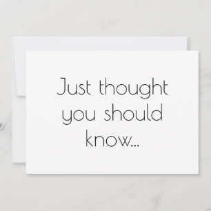 Modern Chic Minimalist Pregnancy Announcement Card