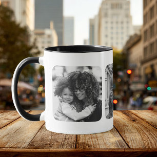 Modern Chic Mother's Day Instagram Photo Collage Mug