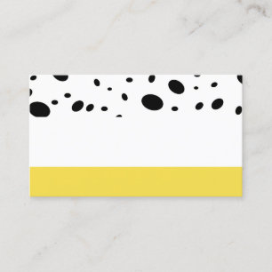 modern chic patterned custom business card