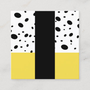 modern chic patterned custom business card