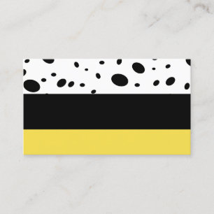 modern chic patterned custom business card
