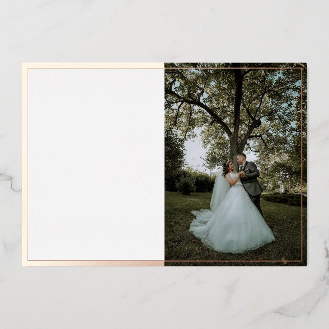 Modern Chic Photo Collage Wedding Save The Date (Front)