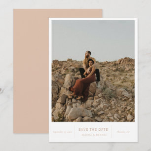 Modern Chic Photo Save The Date