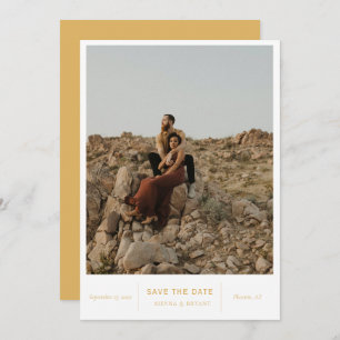 Modern Chic Photo Save The Date