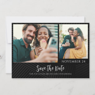 Modern Chic Photos Save the Date Announcement
