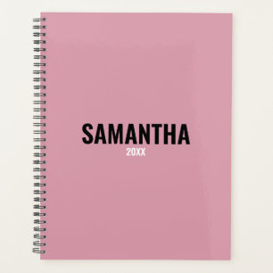 Modern Chic Pink & White Appointment Book Planner