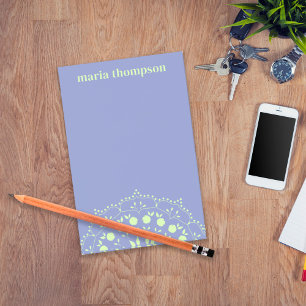 Modern Chic Professional Lavender Lime Green Cute Post-it Notes