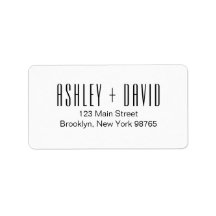 Modern Chic Return Address Label