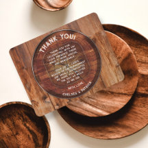 Modern Chic Rustic Round Wood Centerpiece Wedding