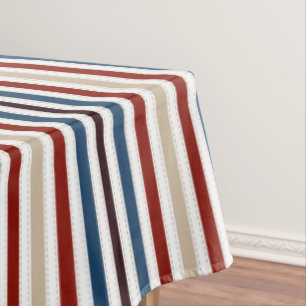 Modern Chic Striped Tablecloth