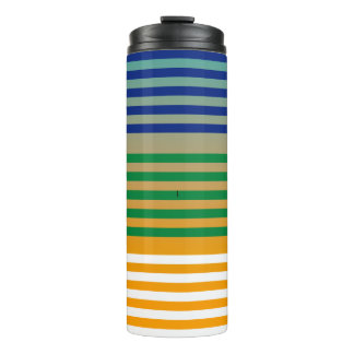 Modern Chic Striped Thermal Tumbler