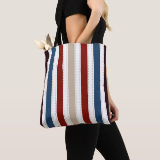  Modern Chic Striped   Tote Bag