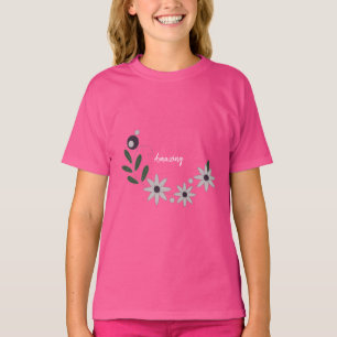 Modern Chic Summer Floral T-Shirt