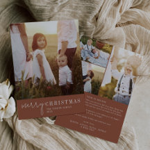 Modern Chic Terracotta Christmas Year in Review