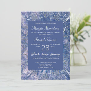 Modern Chic Textured Bridal Shower Invitation