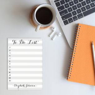 Modern Chic Trendy Elegant Stylish Home To Do List Post-it Notes