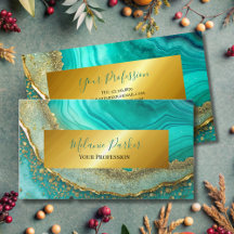 modern chic turquoise gold marble glitter