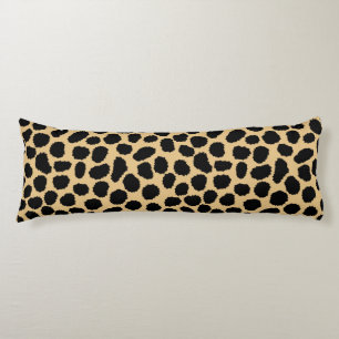 Modern Chic Wildlife Cheetah Animal Print Pattern Body Cushion