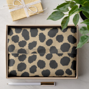 Modern Chic Wildlife Cheetah Animal Print Pattern Tissue Paper