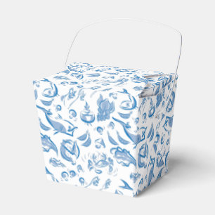 Modern Chinese Cuisine Ink Drawing Take-out Box