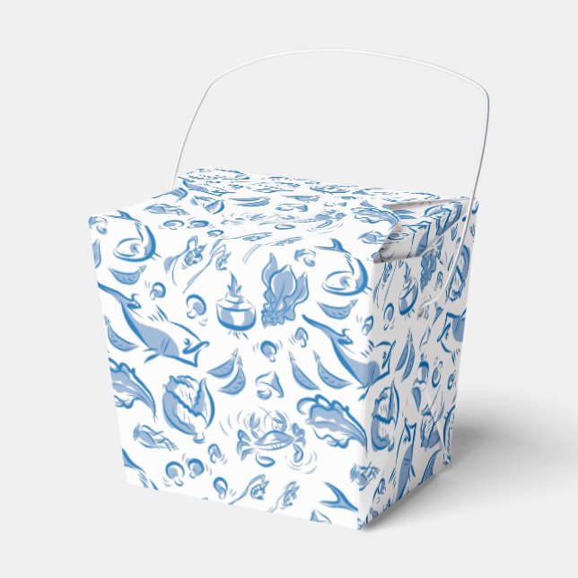 Modern Chinese Cuisine Ink Drawing Take-out Box (Front Side)
