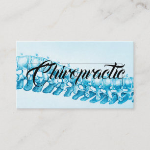 Modern Chiropractic Chiropractor Business Card