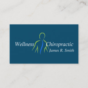 Modern Chiropractic Chiropractor Clinic Health Business Card