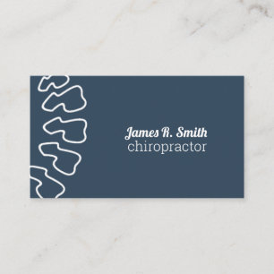 Modern Chiropractic Wellness Business Card