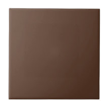 Modern Chocolate Brown Plain Solid Colour
