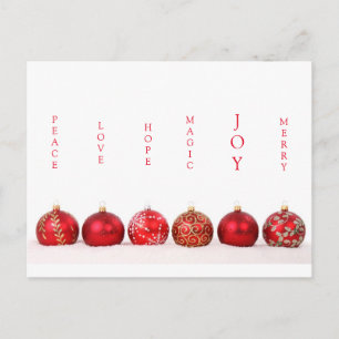 Modern Christmas Card Joy